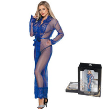 Load image into Gallery viewer, Long Sleeves Mesh Robe