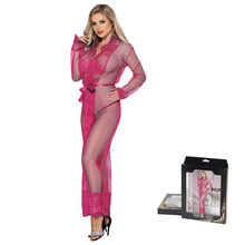 Load image into Gallery viewer, Long Sleeves Mesh Robe