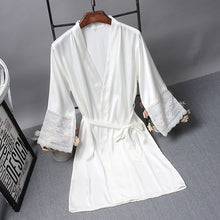 Load image into Gallery viewer, Satin Robe Bride Elegant Sleepwear

