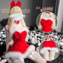 Load image into Gallery viewer, Christmas Lady Santa Claus Cosplay Costume
