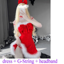 Load image into Gallery viewer, Christmas Lady Santa Claus Cosplay Costume
