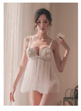 Load image into Gallery viewer, Cheeky Hot Suspender See Through Nightdress
