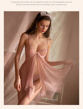 Load image into Gallery viewer, Sexy Lace Lingerie See Through Night Gown
