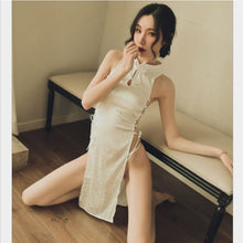 Load image into Gallery viewer, Split Bandage Long Qipao Sexy Nightclub
