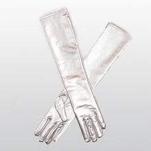 Load image into Gallery viewer, Sexy imitation Leather Shiny Long Glove es
